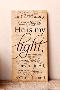 in Christ alone